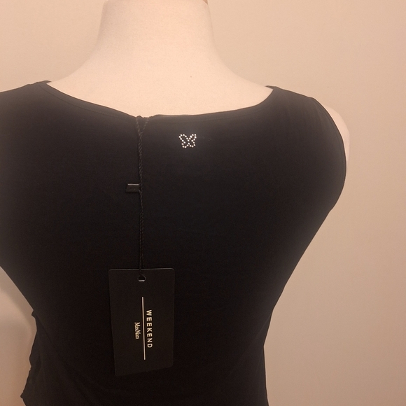 Max Mara Weekend Asymmetical Sleeveless Tee Shirt SZ S - Picture 5 of 8
